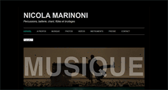 Desktop Screenshot of nicolamarinoni.com